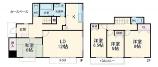 神奈川県横浜市保土ヶ谷区境木本町【一戸建】の間取り