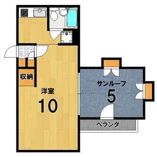 YORK HOUSE【1階】の間取り