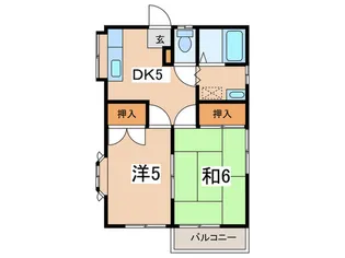 T・Kハイツ【2階】の間取り