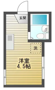 東京都杉並区和田1【アパート】の間取り