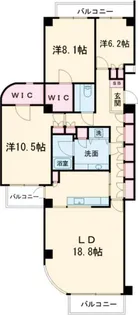 東京都世田谷区池尻4【マンション】の間取り