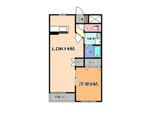 ヴィベール【2階】の間取り