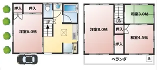 東京都練馬区大泉町1【一戸建】の間取り