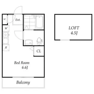 クレールブランシェ西寺尾【2階】の間取り