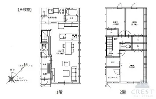 グランメゾンクレスト沖野上Iの間取り