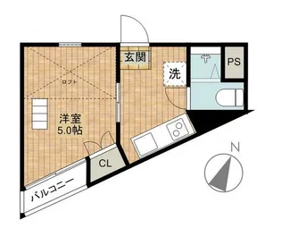 リバティ2【1階】の間取り