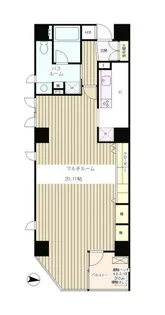 東京都中央区日本橋小舟町【マンション】の間取り