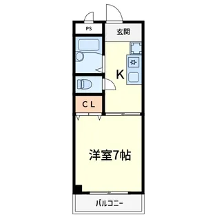 サンティー天川【2階】の間取り