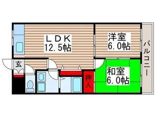 ベルドゥムール鎌ケ谷【1階】の間取り