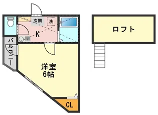 東京都葛飾区鎌倉1【アパート】の間取り