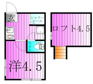 BIG-A(天井高5m)【1階】の間取り