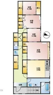 日野多摩平ハウス【2階】の間取り