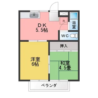 コーポモリ【2階】の間取り