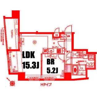 フェニックス新横濱クアトロ【9階】の間取り