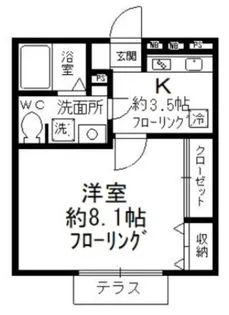 パストラル吉祥寺【1階】の間取り
