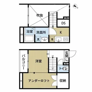 1Rの間取り画像