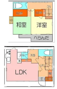 東京都立川市栄町1【一戸建】の間取り