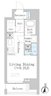 ルミエール浦和仲町【11階】の間取り