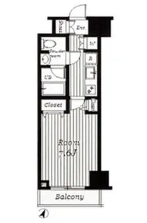 パレステュディオ渋谷本町【4階】の間取り