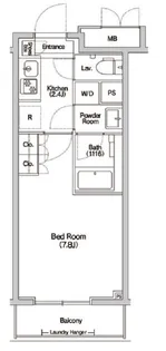 Haluwa芝公園【3階】の間取り