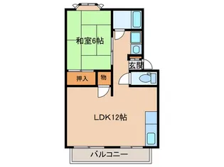 レジュール シマ【2階】の間取り