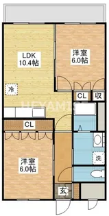 エムズガーデン【2階】の間取り