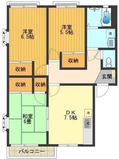 クレールめじろ台【2階】の間取り