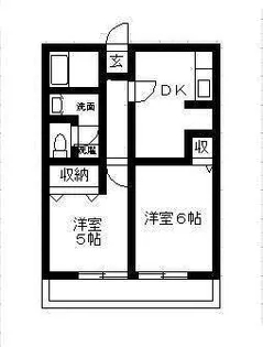 フロンティアI【2階】の間取り