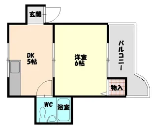 スカイハイツIII【2階】の間取り