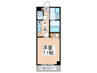 ベルデュ-ル調布国領【4階】の間取り