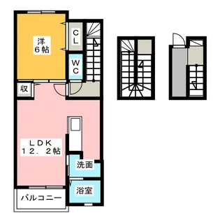 メゾン・ド・エクセレンスIII【3階】の間取り