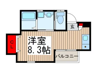 フォレスト芝【1階】の間取り