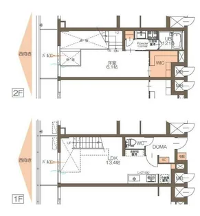 GRANDGRACE富ケ丘【1階】の間取り