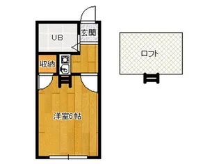 ヴィラ滝沢女鳥羽【1階】の間取り