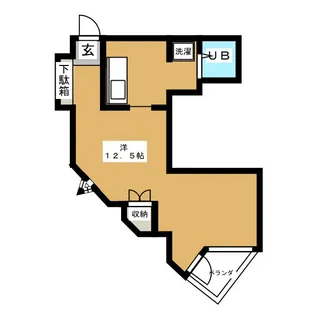 サンヴィラージュ港南【2階】の間取り