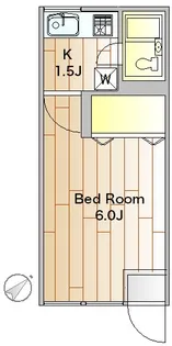 ウィング塩山【2階】の間取り