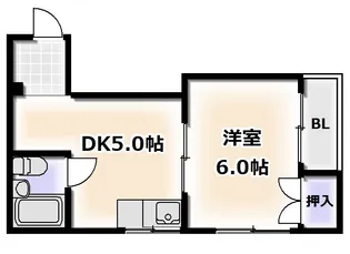 マンションいずみ【3階】の間取り