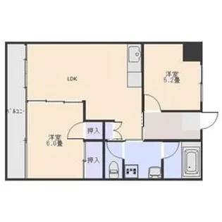 グリーンプラザ【5階】の間取り