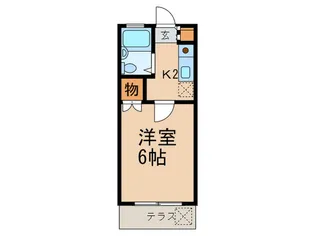 ハイムいずみA【1階】の間取り