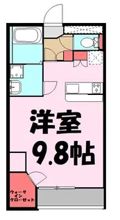 ベルコンフォート【2階】の間取り