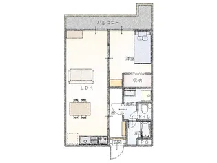 エンプレイス牧【2階】の間取り
