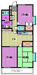 メゾン大西【2階】の間取り