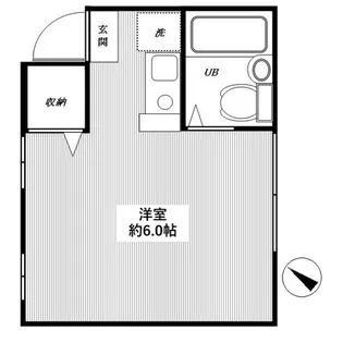 駒場ニイホリコーポ【2階】の間取り