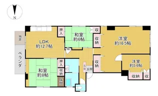 京都府京都市中京区姉大宮町東側【一戸建】の間取り