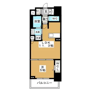 L´ENVOL MEIEKI【6階】の間取り