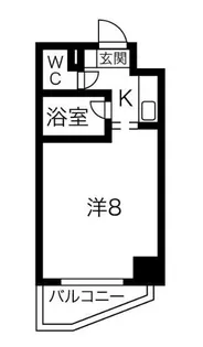 福岡県福岡市中央区荒戸3【マンション】の間取り