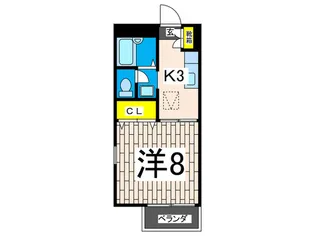 アビタシオン金子B【1階】の間取り