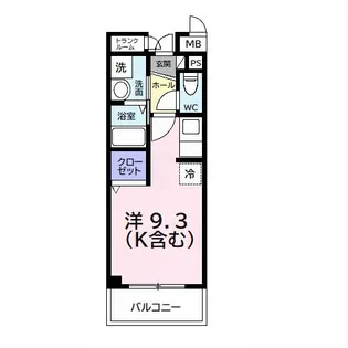 ブリリアント姉崎【3階】の間取り