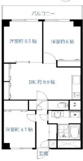 和光パークファミリア【5階】の間取り