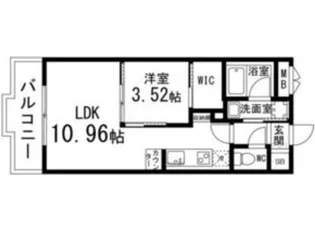 カーサヴェルデ高森【3階】の間取り